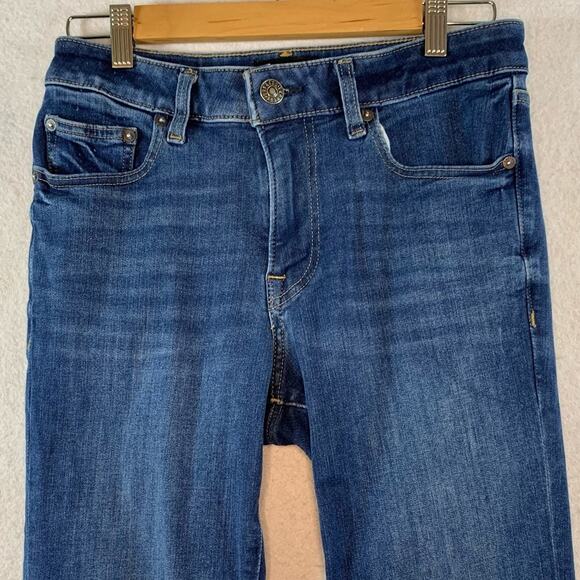 Express Womens Bootcut Jeans Sz 28 x 28 4 Way Stretch Western Classic - Picture 2 of 13